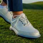 Adidas MC80 Golfschuh Weiß und Blau