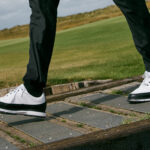 Adidas MC80 Golfschuh in Schwarz und Weiß