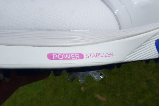 Das Power Stabilizer Design verbreitert den Schuh
