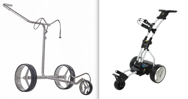 Titan Golf-Trolley gegenüber Stahl- oder Aluminium Trolley