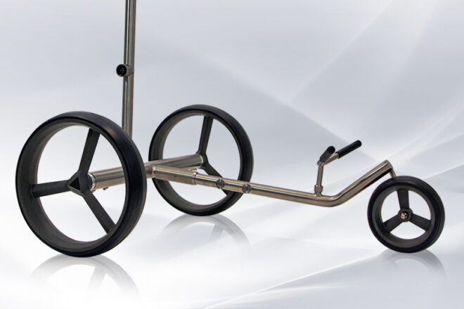 Die GFK-Räder mit Drei-Speichen-Design