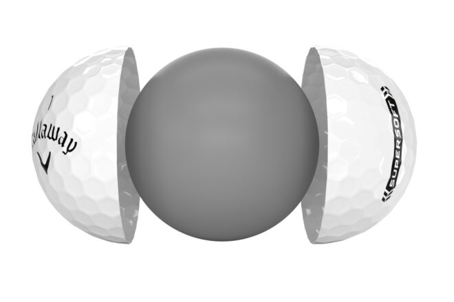 Callaway Supersoft Golfball 2023 Schichten