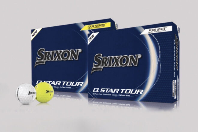 Srixon Q-Star Tour in Gelb und Weiß