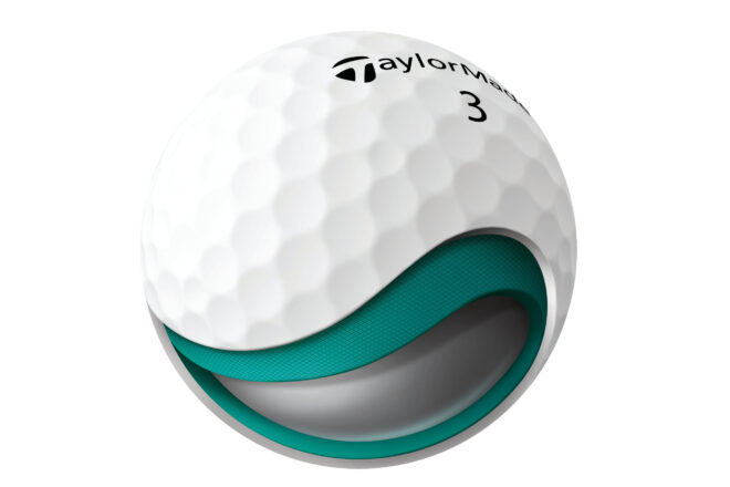 TaylorMade Soft Response Golfball mit drei Schichten
