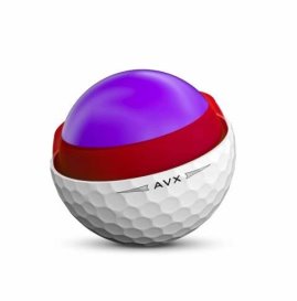 Die Schichten des Titleist AVX Golfballs