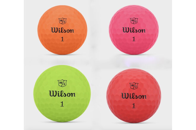 Der Wilson Duo Soft in Orange, Pink, Grün und Rot