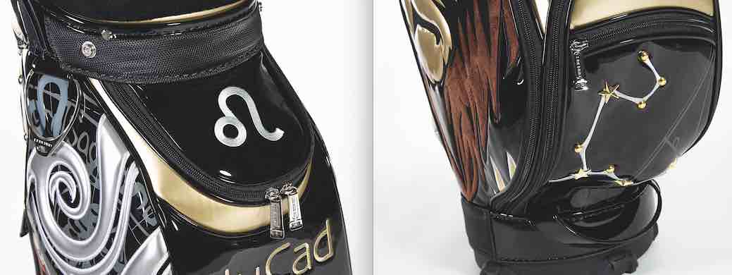 Detailarbeit beim JuCad Luxury Golf-Bag