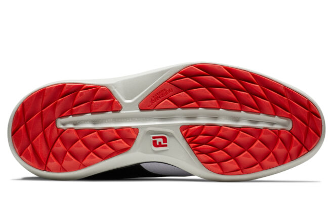 Die Sohle des Footjoy Traditions Spikeless