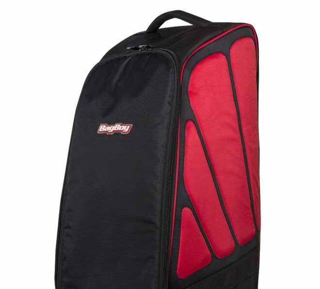 Der obere Bereich des BagBoy - T-650 Travelcover ist dick gepolstert