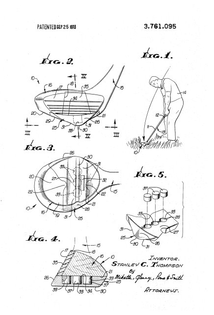patentanmeldung-ginty-1973-golfschlaeger