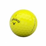 Callaway Chrome Soft X Golfball 2020 Ball gelb