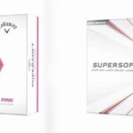 Callaway Supersoft Golfball in Pink und Rot