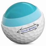 Titleist - Tour Speed Golfball mit Kernansicht