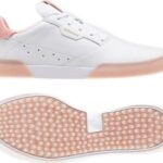 Adidas Adicross Retro Golfschuh in Weiß/Pink für Damen