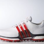 Adidas - Tour 360 Golfschuh mit roten Streifen