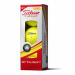 Titleist – DT TruSoft Golfball 2018 3er-Sleeve gelb