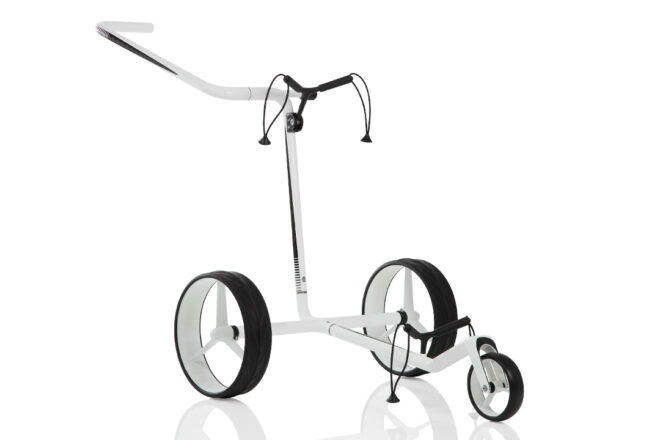 JuCad Golf - Carbon Golf Trolley in Weiß