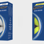 Srixon AD333 Golfball 2024 3er-Sleeve weiß und gelb