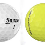 Srixon Q-Star Tour Golfball 2024 Ball Weiß und Gelb