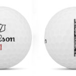 Wilson Staff Model X Golfball 2024 zwei Ansichten