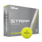 Wilson Staff Model X Golfball 2024 Dutzend gelb